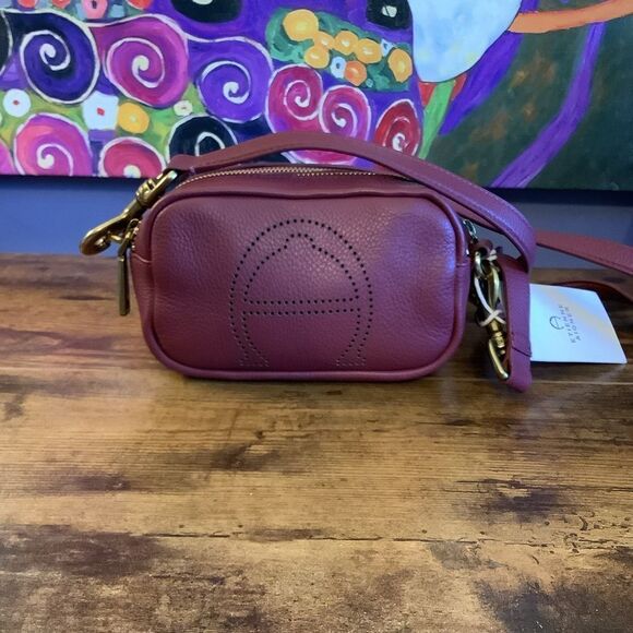 NWT 💕 Etienne Aigner Stella Mini Camera Leather Crossbody 💝💯🙌 - Picture 2 of 13